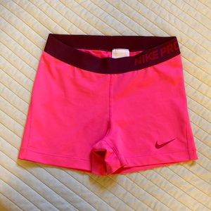Nike Pro spandex shorts